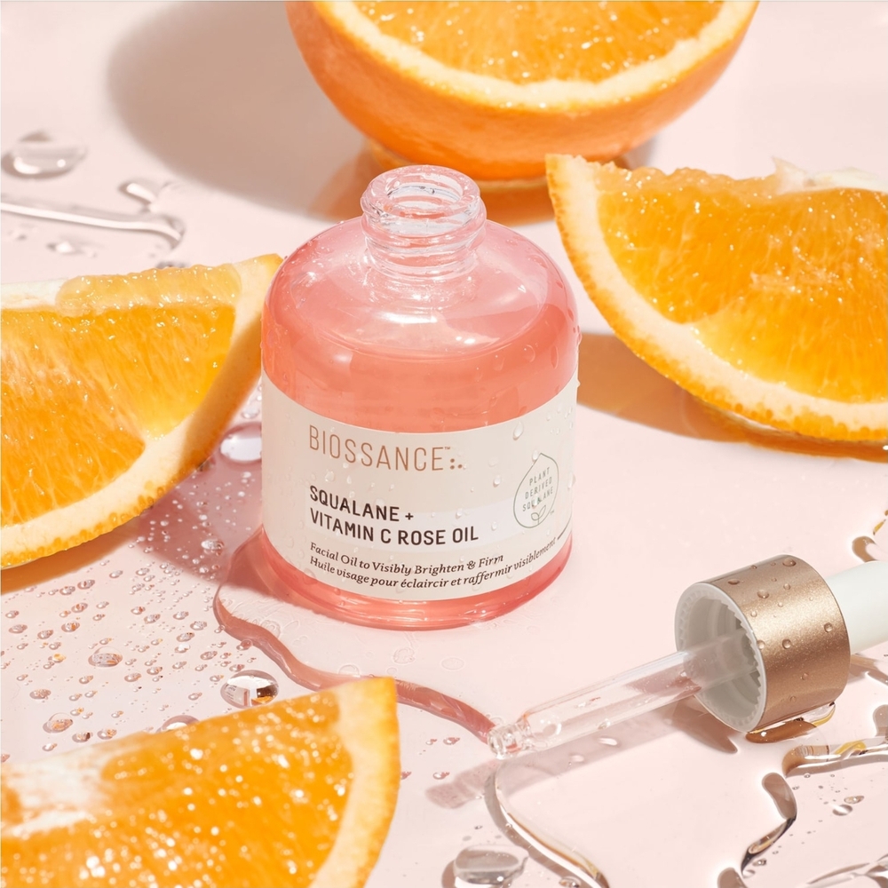 Biossance Squalane + Vitamin C Rose Oil 1.01 FL.OZ New In Box